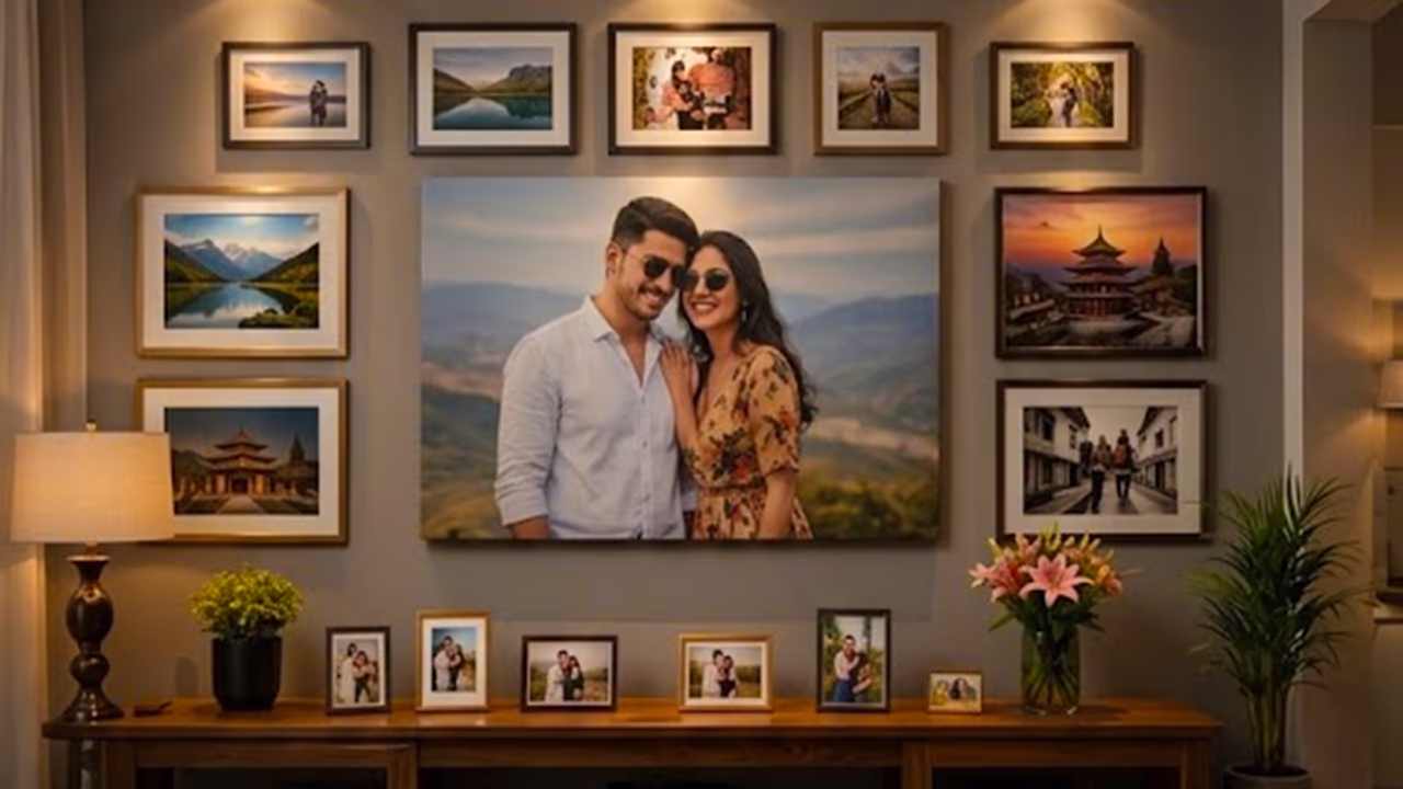 Premium Italian Moulding Custom Photo Wall and Table Frames Decor
